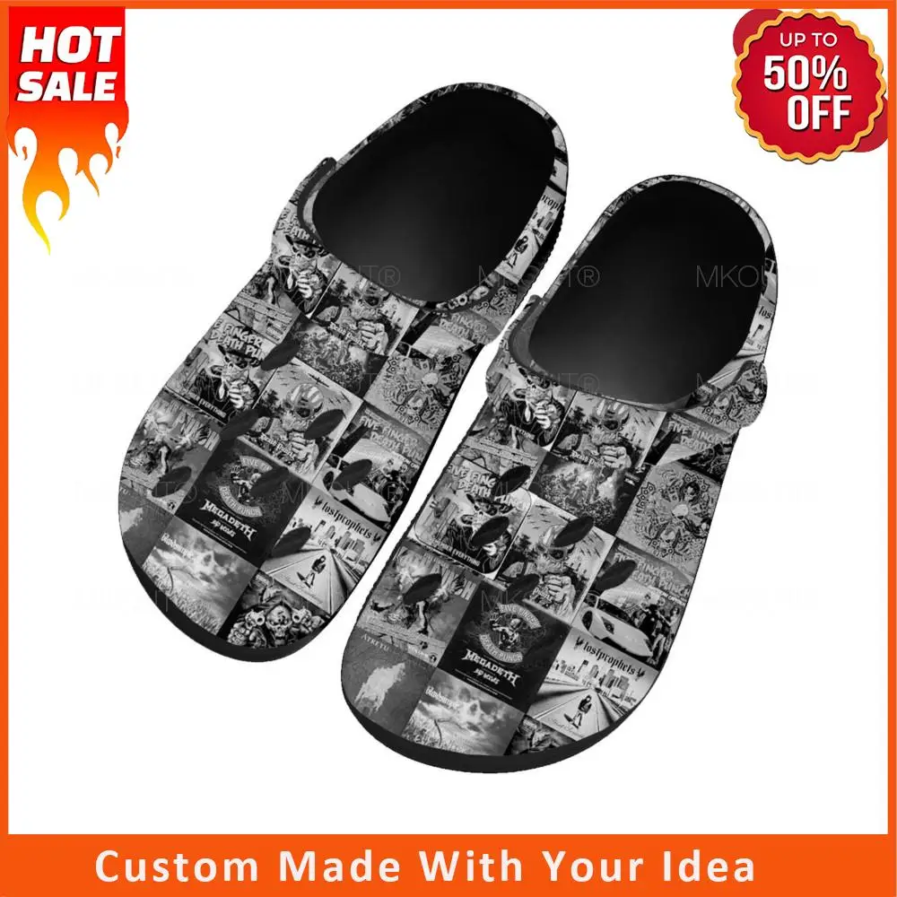Five Finger Death Punch Pop Home Clogs Custom Water Shoes Mens Womens Teenager Shoe Garden Clog Breathable Beach Hole Slippers
Five Finger Death Punch Pop Home Clogs Custom Water Shoes Mens Womens Teenager Shoe Garden Clog Breathable Beach Hole Slippers