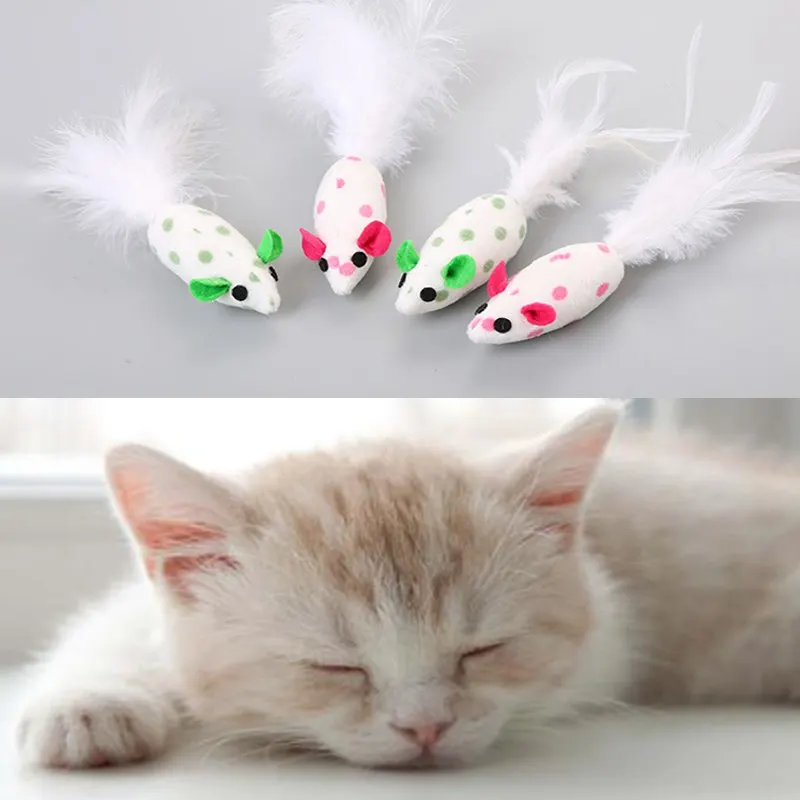 Cat Toys False Mouse Pet Cat Toys Mini Funny Playing Toys for Cats Feather Plush Mini Mouse Toys Funny Cat Teaser Interactive
Cat Toys False Mouse Pet Cat Toys Mini Funny Playing Toys for Cats Feather Plush Mini Mouse Toys Funny Cat Teaser Interactive