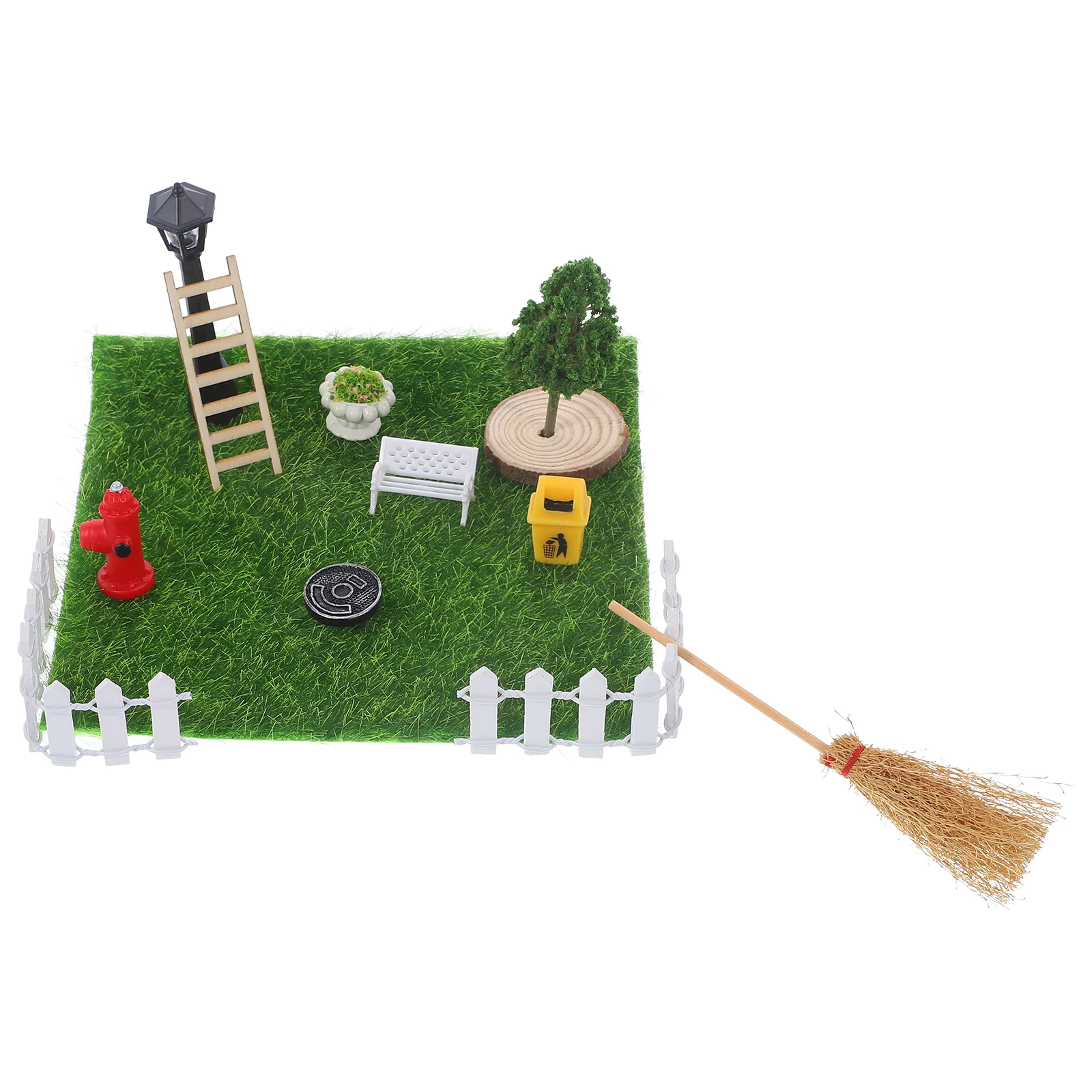 Mini Plastic Crafts Courtyard Model Decor Landscape Small Garden Decoration House Decorations Accessories 
Mini Plastic Crafts Courtyard Model Decor Landscape Small Garden Decoration House Decorations Accessories