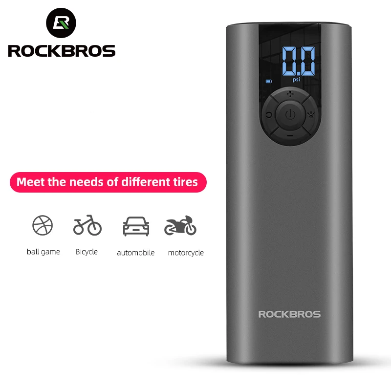 Rockbros official Bike Pump Cycling Electric Air Pump High Pressure Fast Wireless Inflation Motorcycle Pump Portable Accessories
Rockbros official Bike Pump Cycling Electric Air Pump High Pressure Fast Wireless Inflation Motorcycle Pump Portable Accessories