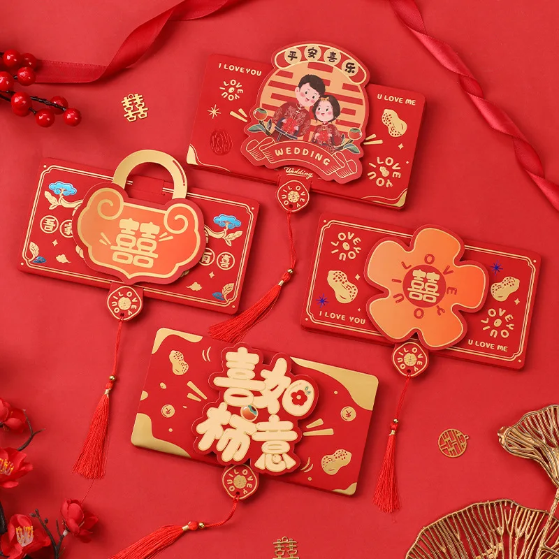 2023 Chinese New Year Red Envelopes Cartoon Rabbit Year Hongbao Spring Festival Money Pockets Wedding Lucky Packets Gift Bag
2023 Chinese New Year Red Envelopes Cartoon Rabbit Year Hongbao Spring Festival Money Pockets Wedding Lucky Packets Gift Bag