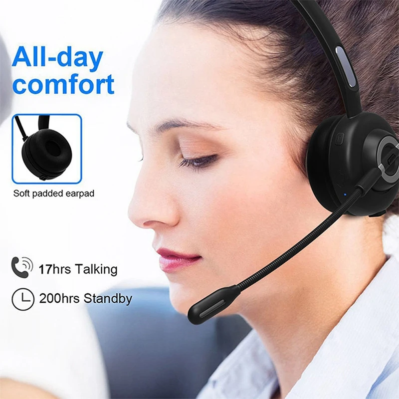 Bluetooth-гарнитура Business гарнитура для обслуживания клиентов M97 с зарядной станцией BT5.0 CVC6.0 с шумоподавлением
Bluetooth-гарнитура Business гарнитура для обслуживания клиентов M97 с зарядной станцией BT5.0 CVC6.0 с шумоподавлением