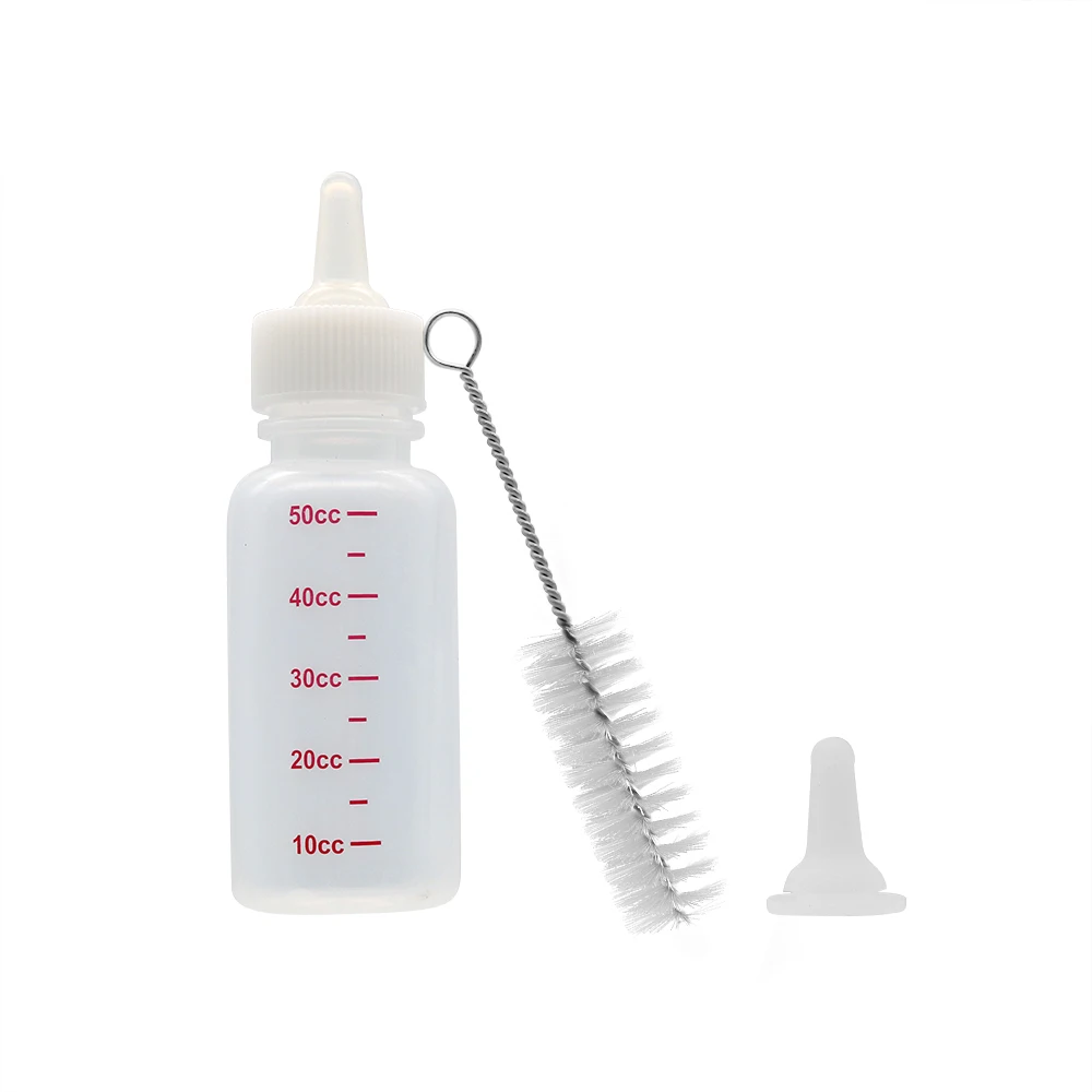 3-Pcs Puppy Kitten Feeding Bottle Set Pet Dog Cat Baby Nursing Water Milk Feeder with Cleaning Brush Drinking Bottle
3-Pcs Puppy Kitten Feeding Bottle Set Pet Dog Cat Baby Nursing Water Milk Feeder with Cleaning Brush Drinking Bottle