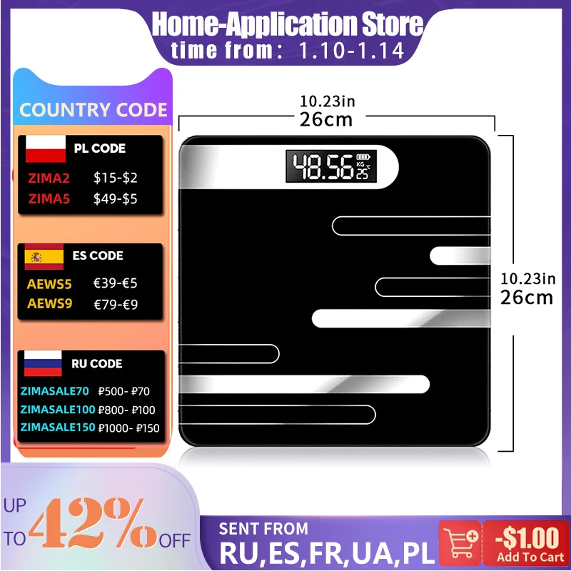 Precision New Body Fat Scale Glass Digital Electronic Smart Scale LCD Display Body Scale Healthy Electronic Weight Scale 2021
Precision New Body Fat Scale Glass Digital Electronic Smart Scale LCD Display Body Scale Healthy Electronic Weight Scale 2021