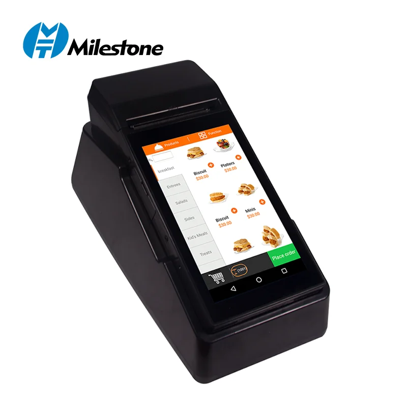 Milestone 3G 4G Android 6.0 7.0 smart handheld android pos terminal for supermarket bus bill printing
Milestone 3G 4G Android 6.0 7.0 smart handheld android pos terminal for supermarket bus bill printing