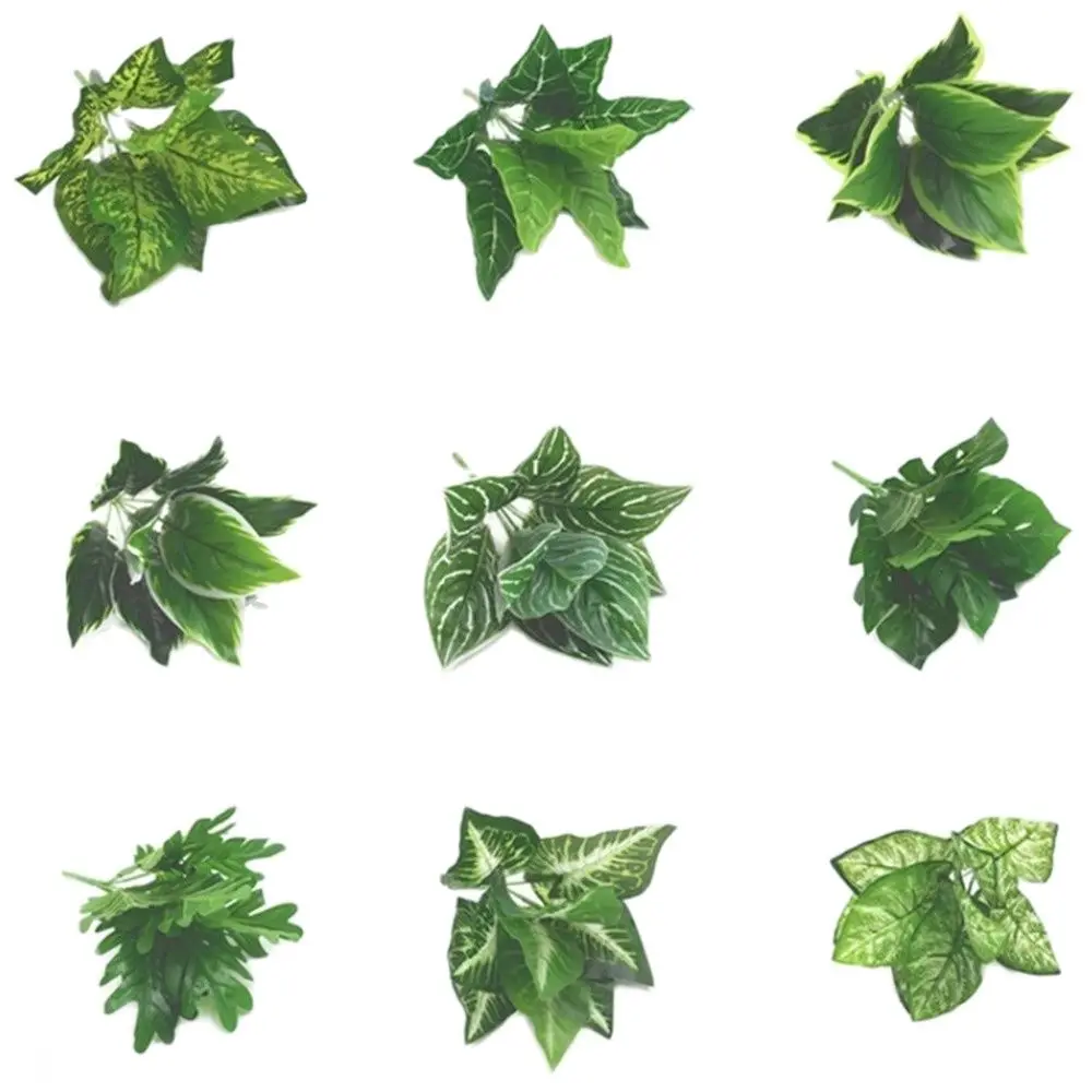 9 Heads Artificial Plants Leaves Evergreen Leafs Wedding Party Wall Green Plant Accessories Home Decoration Simulation Flowers
9 Heads Artificial Plants Leaves Evergreen Leafs Wedding Party Wall Green Plant Accessories Home Decoration Simulation Flowers