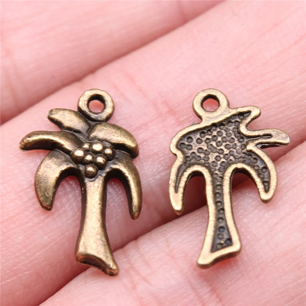 Подвески в виде кокосового дерева для изготовления ювелирных изделий, бронзового цвета, 20 шт., 13 х20 мм, A13141
Подвески в виде кокосового дерева для изготовления ювелирных изделий, бронзового цвета, 20 шт., 13 х20 мм, A13141