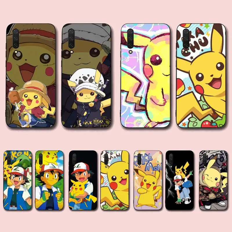 

BANDAI Pokemon Anime Pikachue Phone Case for Xiaomi mi 5 6 8 9 10 lite pro SE Mix 2s 3 F1 Max2 3