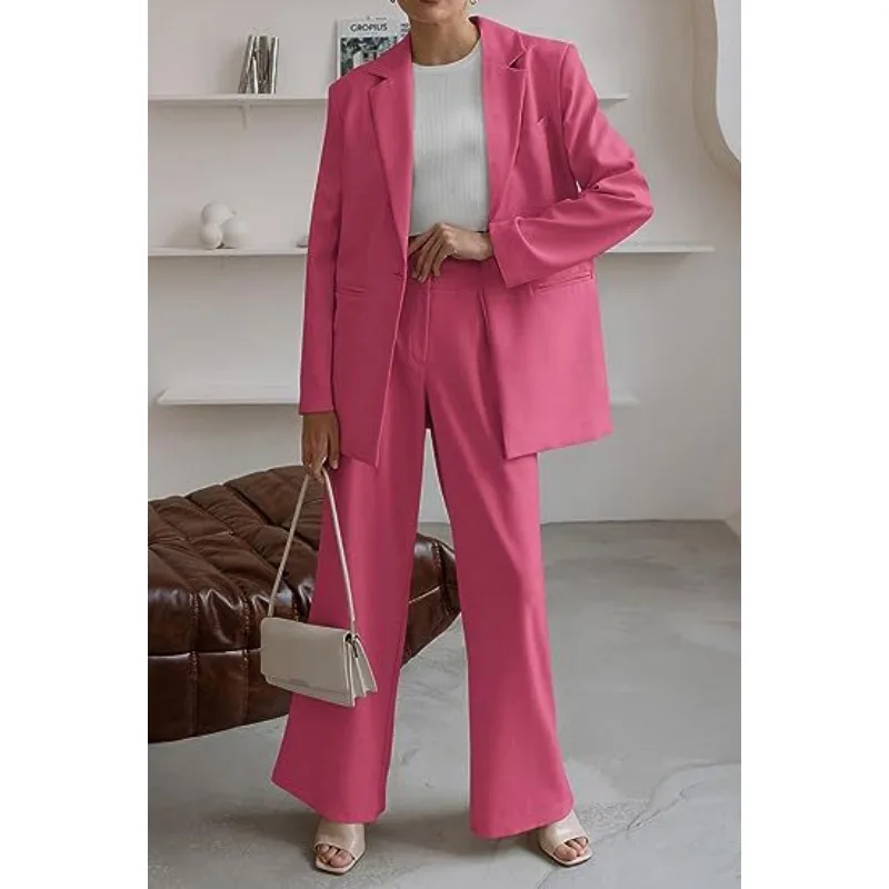 2023 Autumn Winter New Women's Clothing Solid Color Fashion Casual Business Attire Suit Suit Women's Clothing
2023 Autumn Winter New Women's Clothing Solid Color Fashion Casual Business Attire Suit Suit Women's Clothing