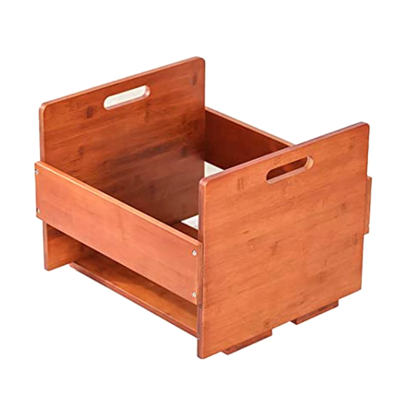 Vinyl Record Storage Record Crate - Storage Crate Box For LP Album Records - Bamboo Vinyl Record Organizer Holder
Vinyl Record Storage Record Crate - Storage Crate Box For LP Album Records - Bamboo Vinyl Record Organizer Holder