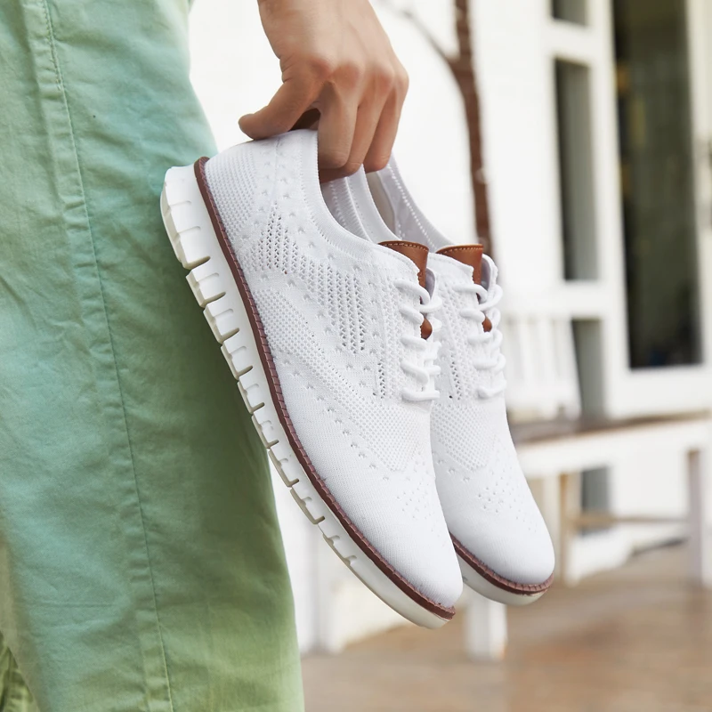 New Casual Knitted Mesh Mens Shoes Solid Shallow Lace Up Lightweight Soft Men Sneakers Shoes Breathable Footwear Flats Zapatos
New Casual Knitted Mesh Mens Shoes Solid Shallow Lace Up Lightweight Soft Men Sneakers Shoes Breathable Footwear Flats Zapatos
