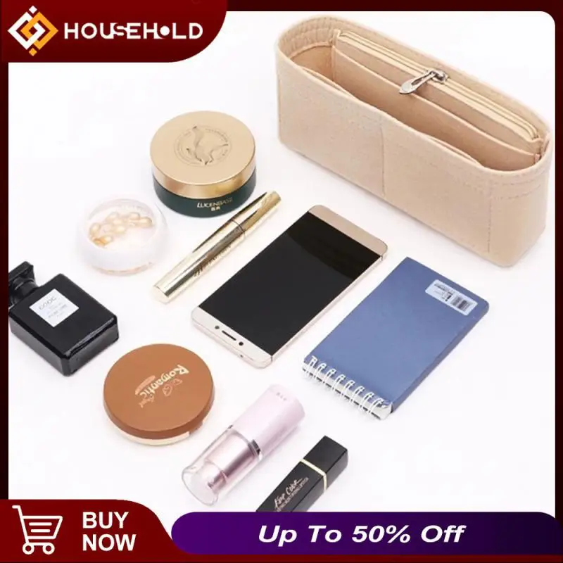 Multi-function Handbags Women Tote Bag Compact High-quality Storage Bag Household Storage Tools Liner Perfect Cosmetic Bags Felt
Multi-function Handbags Women Tote Bag Compact High-quality Storage Bag Household Storage Tools Liner Perfect Cosmetic Bags Felt