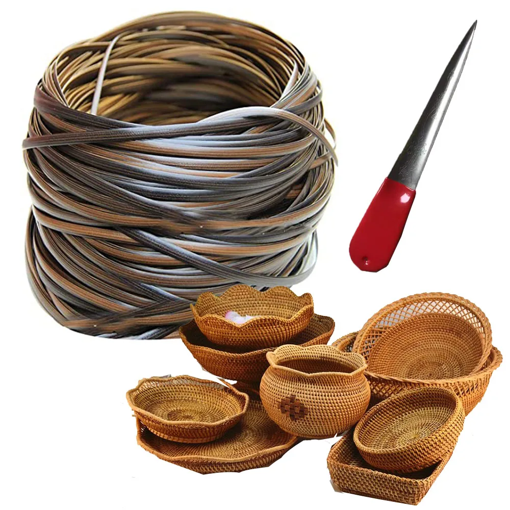 32 Meters PE Gradient Flat Synthetic Rattan Material Roll Handmade Weaving Rope Repair Furniture Bed Sofa Chair Table Basket
32 Meters PE Gradient Flat Synthetic Rattan Material Roll Handmade Weaving Rope Repair Furniture Bed Sofa Chair Table Basket