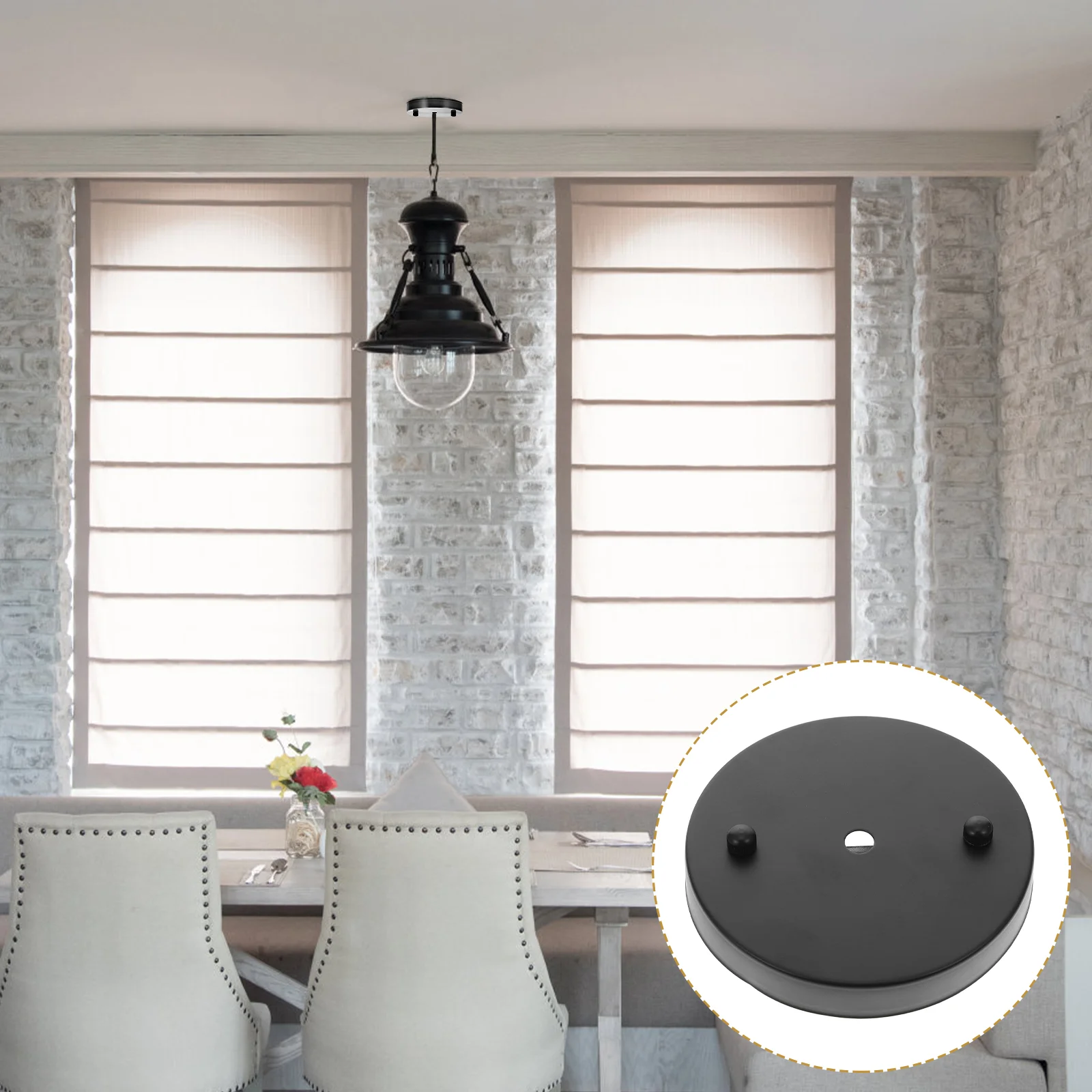 Набор для потолочной люстры с навесом, сменный черный светильник с крючком для крепления, 4 дюйма
Набор для потолочной люстры с навесом, сменный черный светильник с крючком для крепления, 4 дюйма