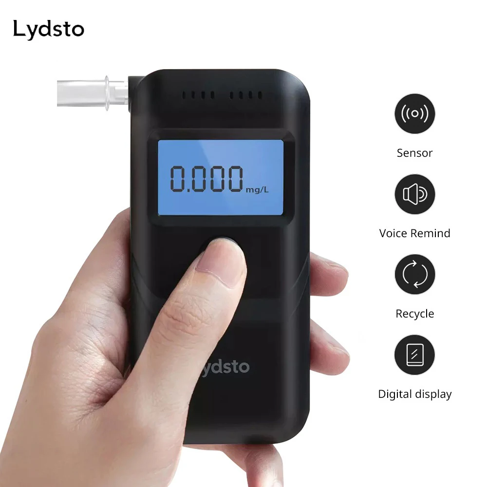 Xiaomi Lydsto Alcohol Tester Handheld Digital Breathalyzer LCD Display Portable Mini Meter Blowing Tester Detector
Xiaomi Lydsto Alcohol Tester Handheld Digital Breathalyzer LCD Display Portable Mini Meter Blowing Tester Detector