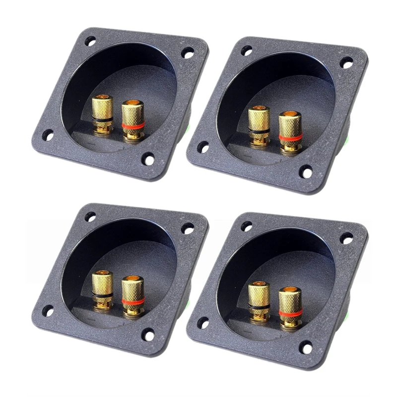 New DIY Home Car Stereo Screw Cup Connectors Subwoofer Plugs 2-Way Speaker Box Terminal Binding Post, 4 Pcs Black
New DIY Home Car Stereo Screw Cup Connectors Subwoofer Plugs 2-Way Speaker Box Terminal Binding Post, 4 Pcs Black