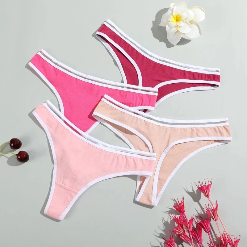Cotton Sexy Women's Thong Panties Fashion Solid Color T Pants Ladies Seamless Panties Wholesale
Cotton Sexy Women's Thong Panties Fashion Solid Color T Pants Ladies Seamless Panties Wholesale