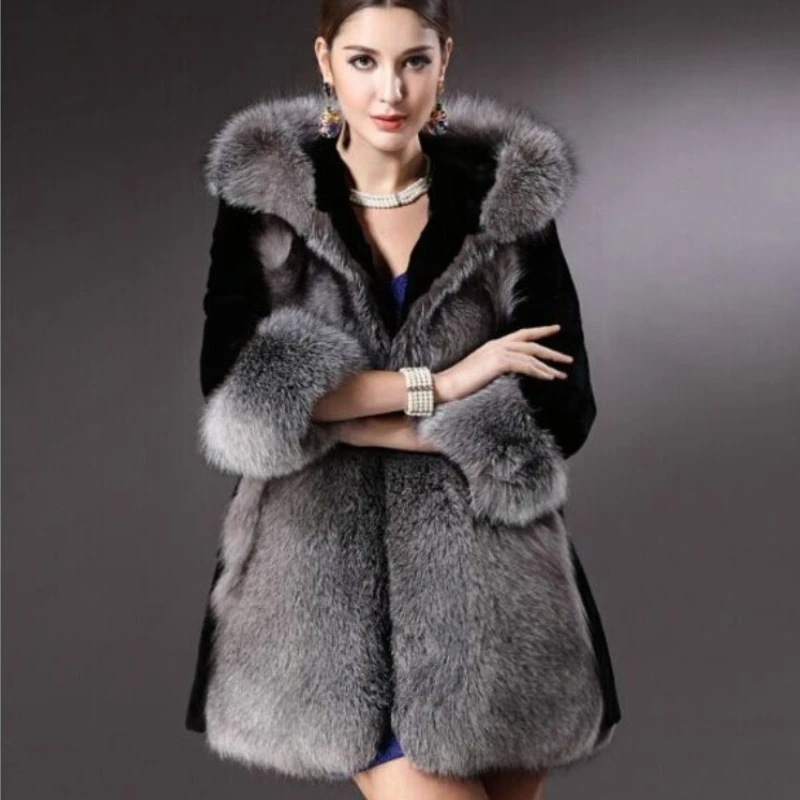 2022 Winter New Women Plush Coat High Quality Fashion Slim Fit Faux Fur Coat Plus Velvet Warm Down Jacket Elegant Lady Clothing
2022 Winter New Women Plush Coat High Quality Fashion Slim Fit Faux Fur Coat Plus Velvet Warm Down Jacket Elegant Lady Clothing