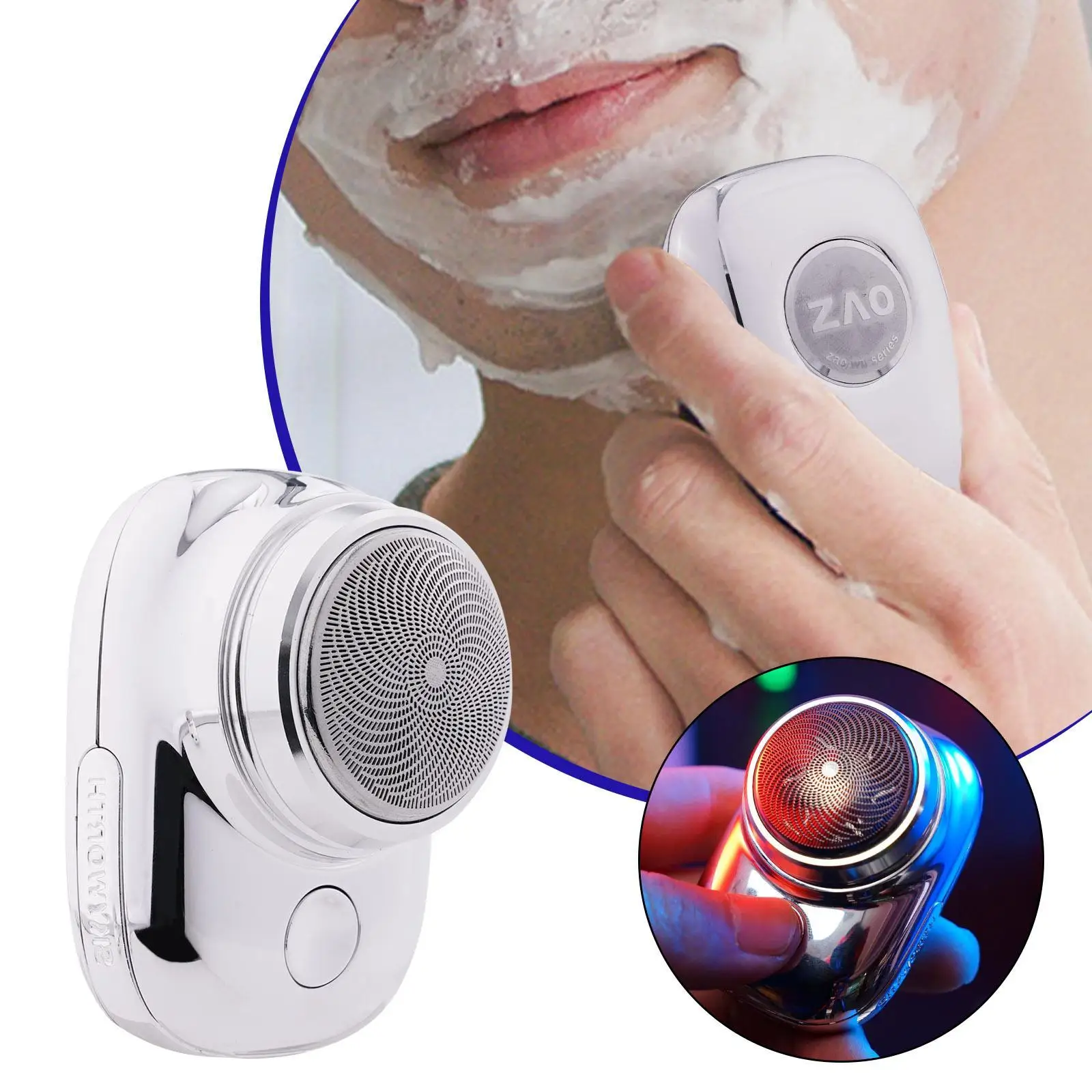 Portable Mini Shaver Face Cordless Shavers Wet Dry Painless Waterproof Small Size Machine Men's Shaving
Portable Mini Shaver Face Cordless Shavers Wet Dry Painless Waterproof Small Size Machine Men's Shaving