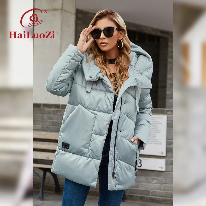 HaiLuoZi Women Coat Fashion Short Women's Winter Jacket Solid Quilted Biological Cotton Hooded Female Casual Elegant Parkas 6075
HaiLuoZi Women Coat Fashion Short Women's Winter Jacket Solid Quilted Biological Cotton Hooded Female Casual Elegant Parkas 6075