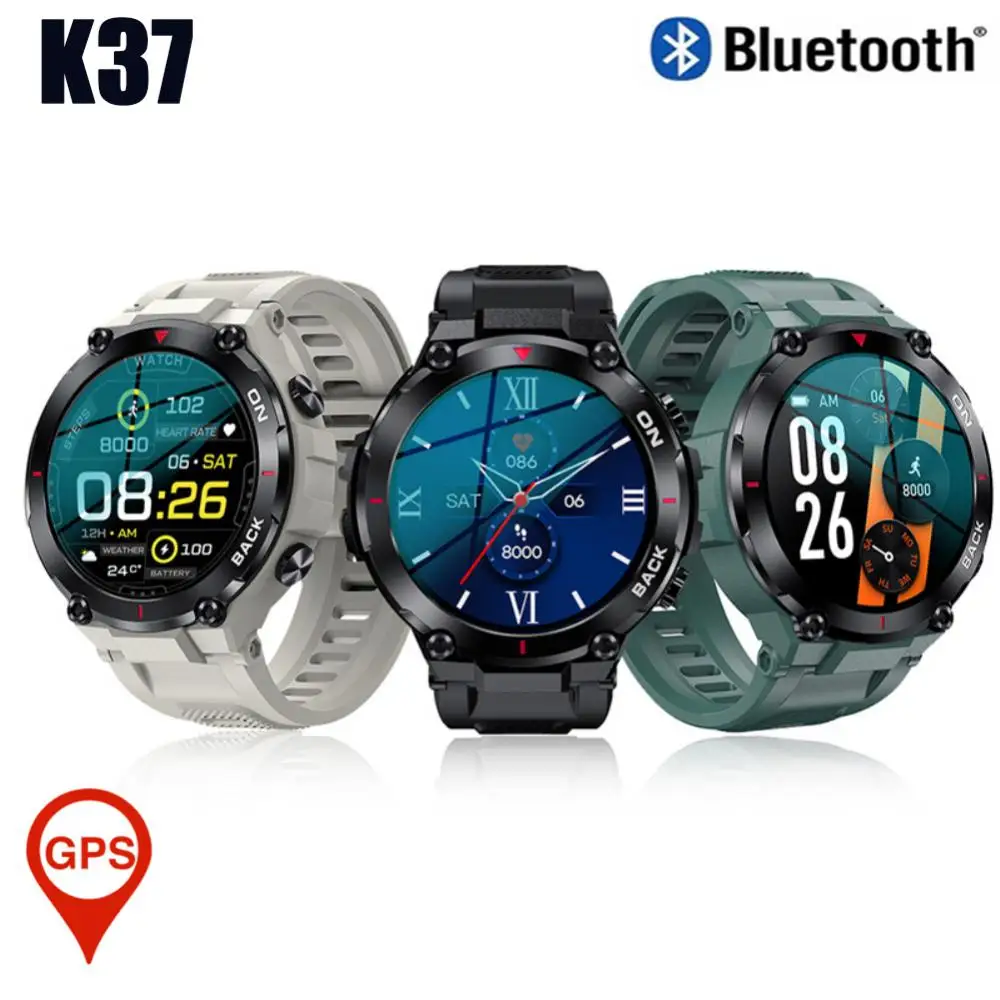 Мужские Смарт-часы K37 Bluetooth GPS-навигация спортивный фитнес-трекер батарея 480 мАч пульсометр IP68 Водонепроницаемые часы
Мужские Смарт-часы K37 Bluetooth GPS-навигация спортивный фитнес-трекер батарея 480 мАч пульсометр IP68 Водонепроницаемые часы