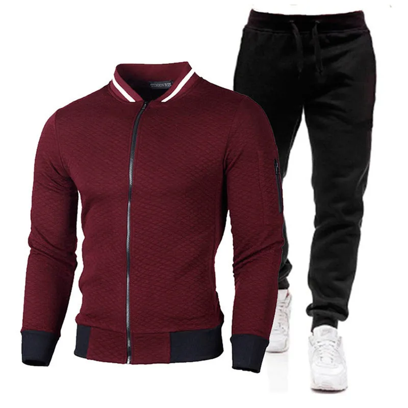 2022 New Men Sets Fashion Sporting Suit Brand Patchwork Zipper Sweatshirt +Sweatpants Mens Clothing 2 Pieces Sets Slim Tracksuit
2022 New Men Sets Fashion Sporting Suit Brand Patchwork Zipper Sweatshirt +Sweatpants Mens Clothing 2 Pieces Sets Slim Tracksuit