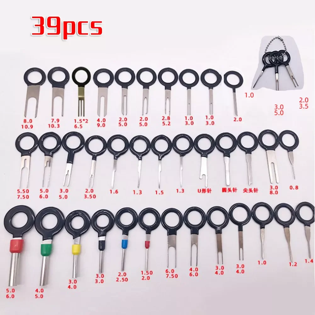 Crimp Wire Terminal Removal Car Connector Electrical Stainless Steel 39pcs Durable
Crimp Wire Terminal Removal Car Connector Electrical Stainless Steel 39pcs Durable
