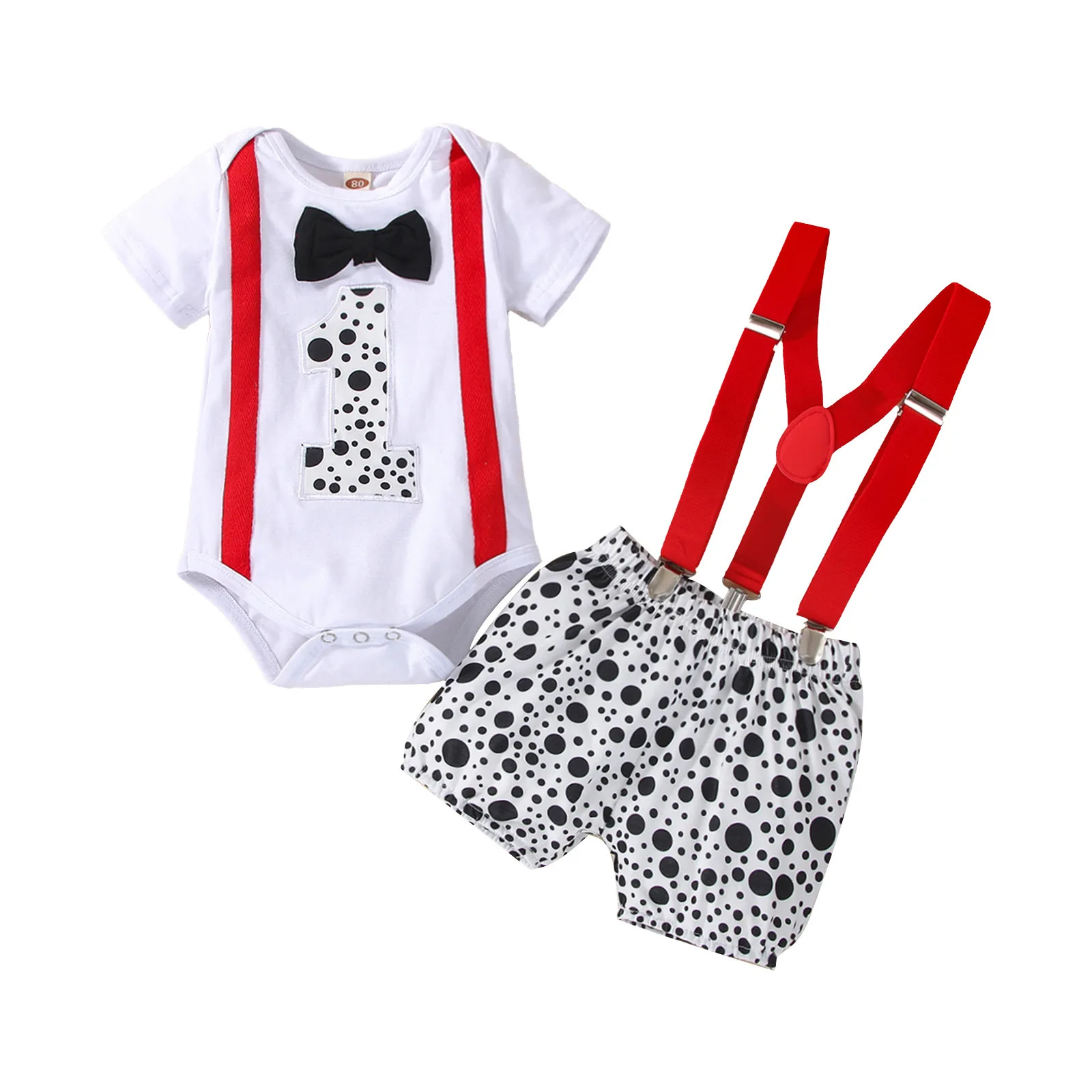 Cake Smash Clothes Baby Boys for 1 Year Old First Birthday Outfit Dot Cow Romper Suspender Pants Infant Toddler Photograph
Cake Smash Clothes Baby Boys for 1 Year Old First Birthday Outfit Dot Cow Romper Suspender Pants Infant Toddler Photograph