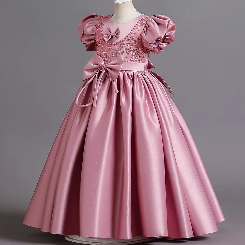 2023 Fashion New Children's Dress Princess Dress beaded Satin Bow Banquet Performance Birthday Party Dress
2023 Fashion New Children's Dress Princess Dress beaded Satin Bow Banquet Performance Birthday Party Dress