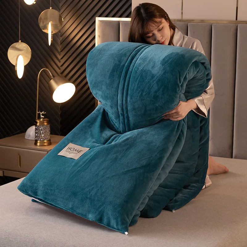Fleece Blanket Cover Double-sided Super Soft Thickened Warm Winter Large Size Quilt Comforter Luxury Velvet Blanket for Bed Sofa
Fleece Blanket Cover Double-sided Super Soft Thickened Warm Winter Large Size Quilt Comforter Luxury Velvet Blanket for Bed Sofa