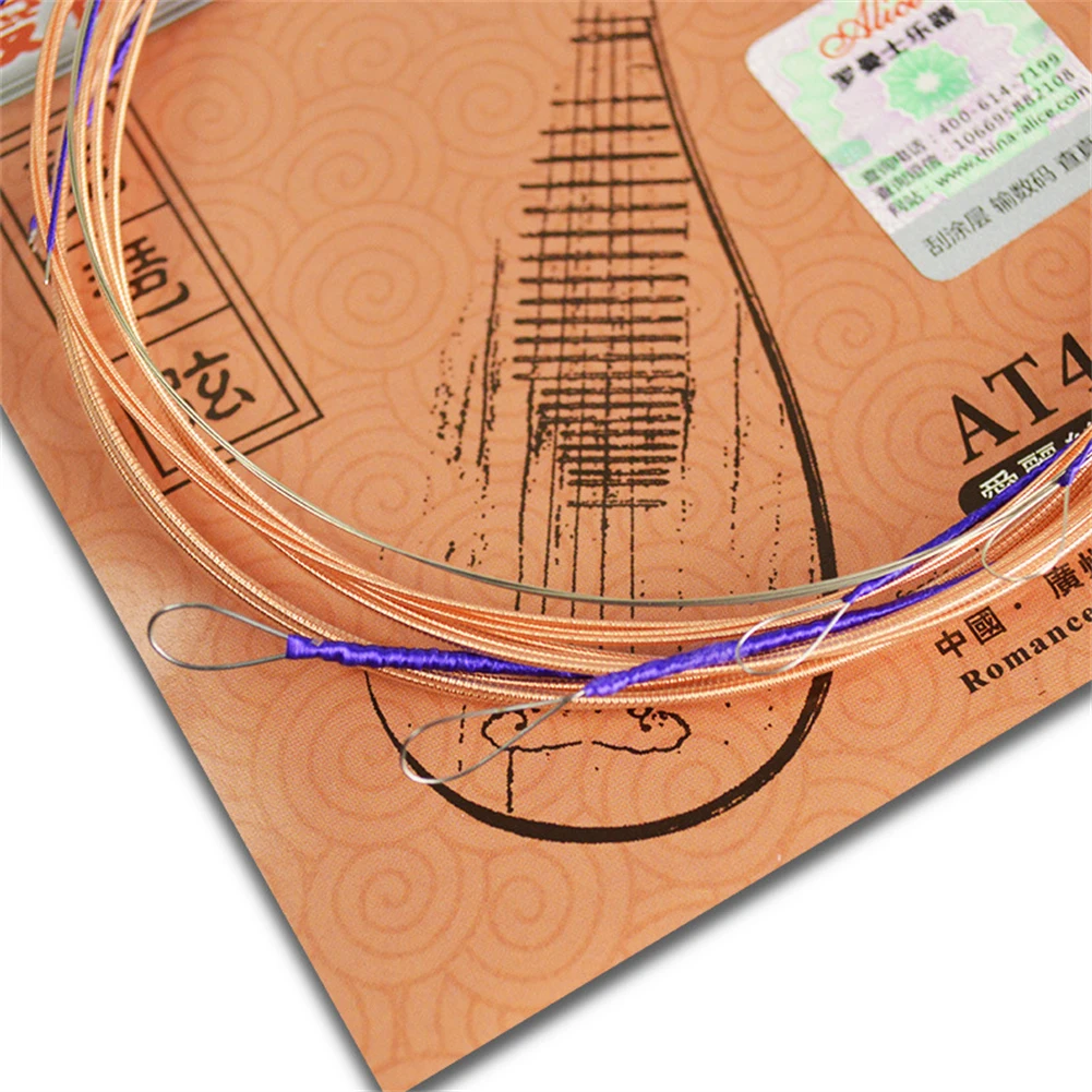Alice AT40 Pipa Strings Plated Steel Copper Alloy Wire Replacement Parts 4String Clear Chinese Lute Strings Musical Instruments
Alice AT40 Pipa Strings Plated Steel Copper Alloy Wire Replacement Parts 4String Clear Chinese Lute Strings Musical Instruments