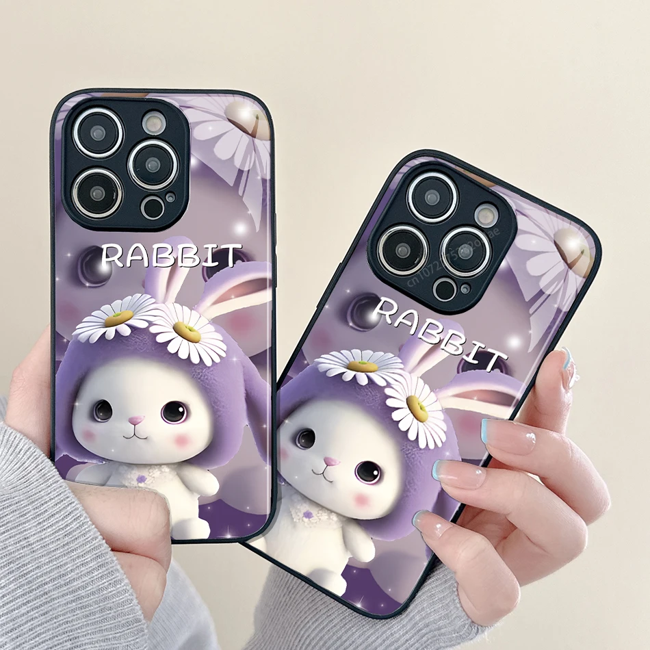Cartoon Rabbit Painted Glass Phone Case For iPhone 14 13 12 11 Pro Max Mini XS Max X XR 7 8 Plus Se2 SE3 Protection Back Cover
Cartoon Rabbit Painted Glass Phone Case For iPhone 14 13 12 11 Pro Max Mini XS Max X XR 7 8 Plus Se2 SE3 Protection Back Cover