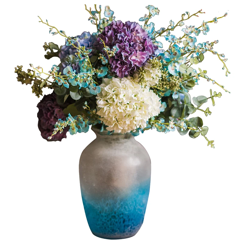Artificial Bouquets Simulation hydrangea flowers wedding decoration brides flower bouquet living room porch decoration flower
Artificial Bouquets Simulation hydrangea flowers wedding decoration brides flower bouquet living room porch decoration flower
