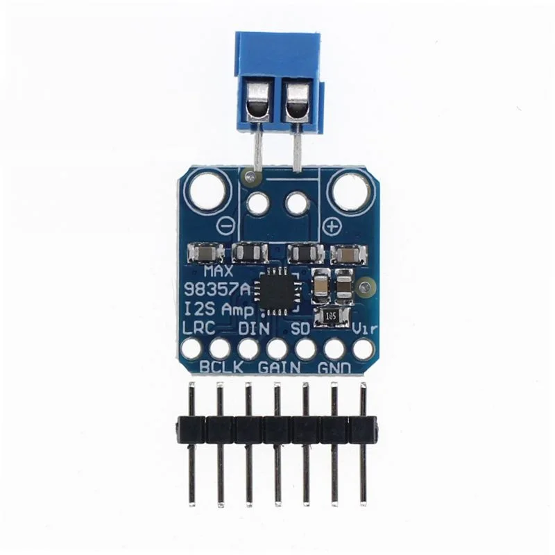 NEW MAX98357 Amplifier Breakout Interface I2S Class D Module For ESP32 Raspberry Pi
NEW MAX98357 Amplifier Breakout Interface I2S Class D Module For ESP32 Raspberry Pi