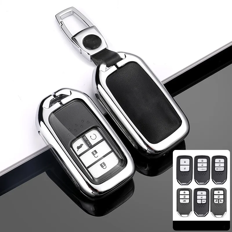 Zinc Alloy Remote Key Case Cover For Honda Accord Civic CR-V HR-V Agreement Jade Crider Odyssey Pilot Ridgeline Car Accessories
Zinc Alloy Remote Key Case Cover For Honda Accord Civic CR-V HR-V Agreement Jade Crider Odyssey Pilot Ridgeline Car Accessories