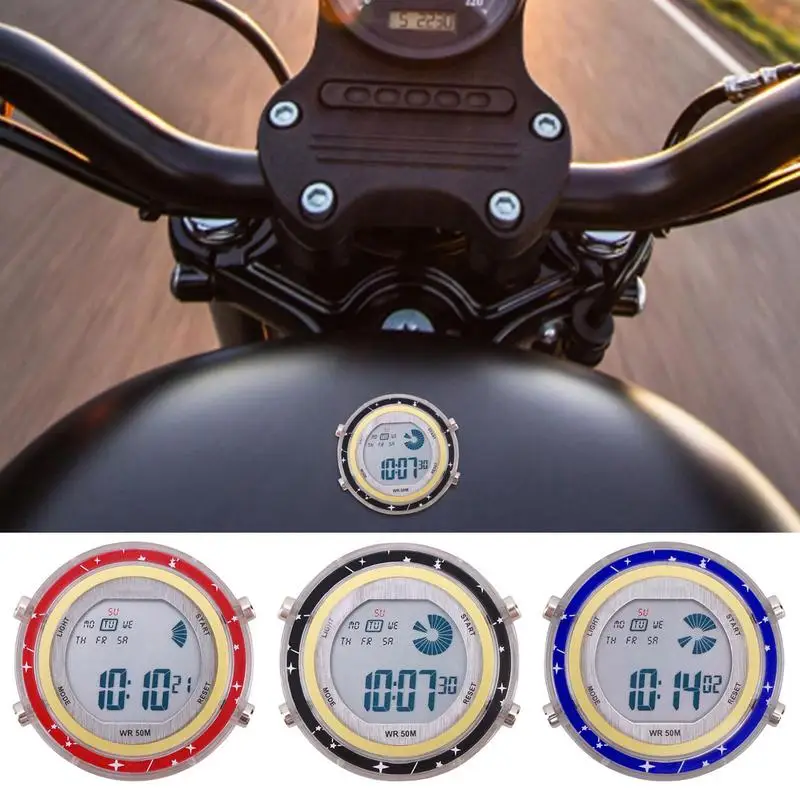 Цифровые часы Motorcycler, модель велосипедного руля, зеркальные часы из алюминиевого сплава, кварцевые часы, водонепроницаемые часы для автомобилей внедорожников
Цифровые часы Motorcycler, модель велосипедного руля, зеркальные часы из алюминиевого сплава, кварцевые часы, водонепроницаемые часы для автомобилей внедорожников