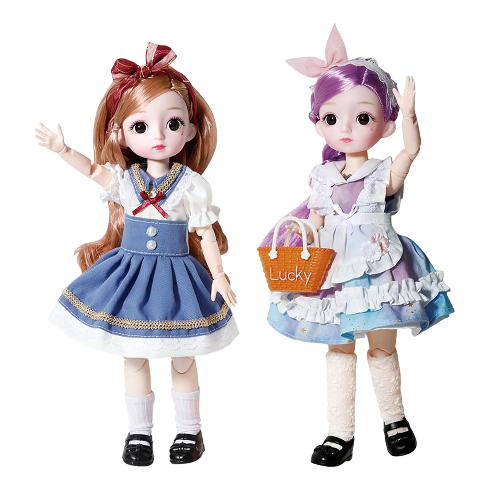 Cute 31cm 1/6 BJD Girls Doll kid toy Doll House Room Decor Lovely Collectibles with Dress Clothes Shoes Set
Cute 31cm 1/6 BJD Girls Doll kid toy Doll House Room Decor Lovely Collectibles with Dress Clothes Shoes Set