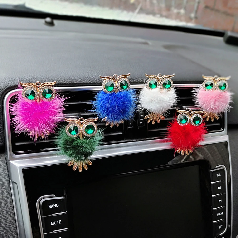 Crystal Owl Car Air Freshener Diamond Villus Owl Car Perfume Air Vent Clip Auto Accessories Interior Woman Aromatherapy Ornament
Crystal Owl Car Air Freshener Diamond Villus Owl Car Perfume Air Vent Clip Auto Accessories Interior Woman Aromatherapy Ornament