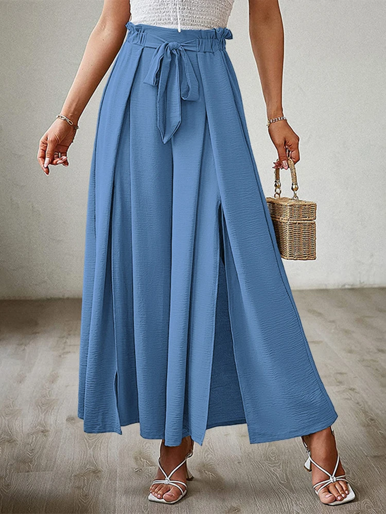 Spring Summer Black White Wide Pants Women Fashion Casual Office 2022 Elegant Lace Up Loose Long Pants Holiday Women Clothing
Spring Summer Black White Wide Pants Women Fashion Casual Office 2022 Elegant Lace Up Loose Long Pants Holiday Women Clothing