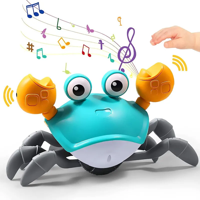 Electronic Pets Electronal Crawling Induction Escape Crabs With Lighting Musical Toys Kids Game Interaction Educational Toy Gift 
Electronic Pets Electronal Crawling Induction Escape Crabs With Lighting Musical Toys Kids Game Interaction Educational Toy Gift