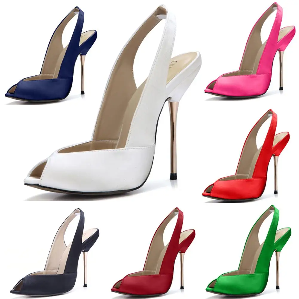 CHMILE CHAU Satin Sexy Women Wedding Bridals Party Pumps Peep Toe Stiletto Iron High Heels Slingback Ladies Shoes 3845-g8
CHMILE CHAU Satin Sexy Women Wedding Bridals Party Pumps Peep Toe Stiletto Iron High Heels Slingback Ladies Shoes 3845-g8