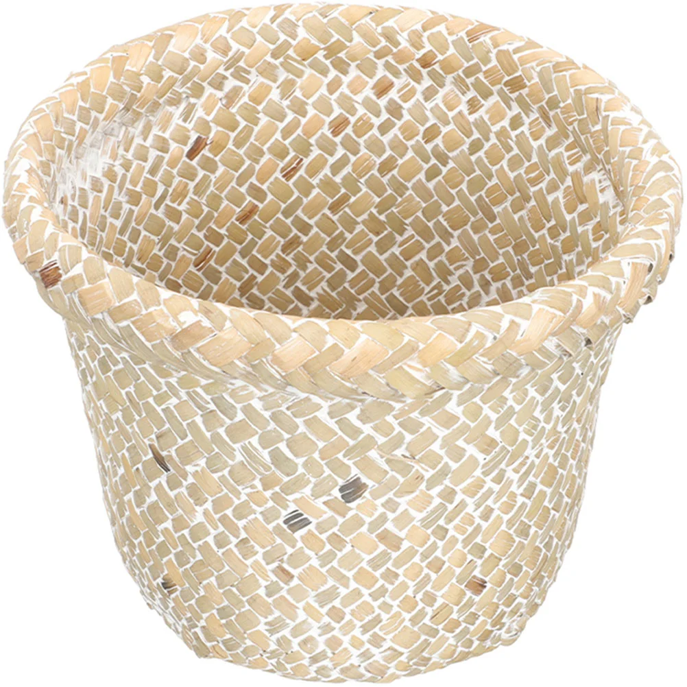 Basket Woven Trash Can Wicker Bin Garbage Waste Storage Round Rattan Paper Wastebasket Container Farmhouse Containers Egg Tea
Basket Woven Trash Can Wicker Bin Garbage Waste Storage Round Rattan Paper Wastebasket Container Farmhouse Containers Egg Tea