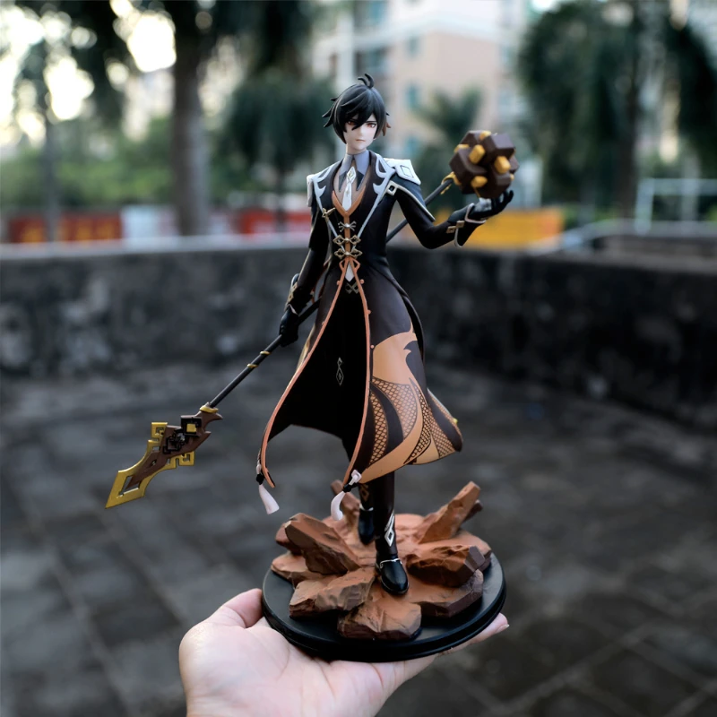 Genshin Impact Game Zhongli Rock King Emperor 28cm Figure Standing Posture Hold Spear Model Collect Desktop Ornaments Box-packed
Genshin Impact Game Zhongli Rock King Emperor 28cm Figure Standing Posture Hold Spear Model Collect Desktop Ornaments Box-packed
