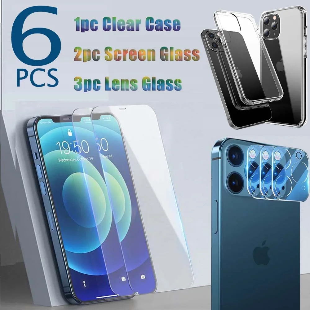 6PCS Tempered Glass for iPhone 14 Plus 13 11 Pro Max 12 Mini Camera Screen Protector Lens Film Cover Clear Flexible Phone Case
6PCS Tempered Glass for iPhone 14 Plus 13 11 Pro Max 12 Mini Camera Screen Protector Lens Film Cover Clear Flexible Phone Case