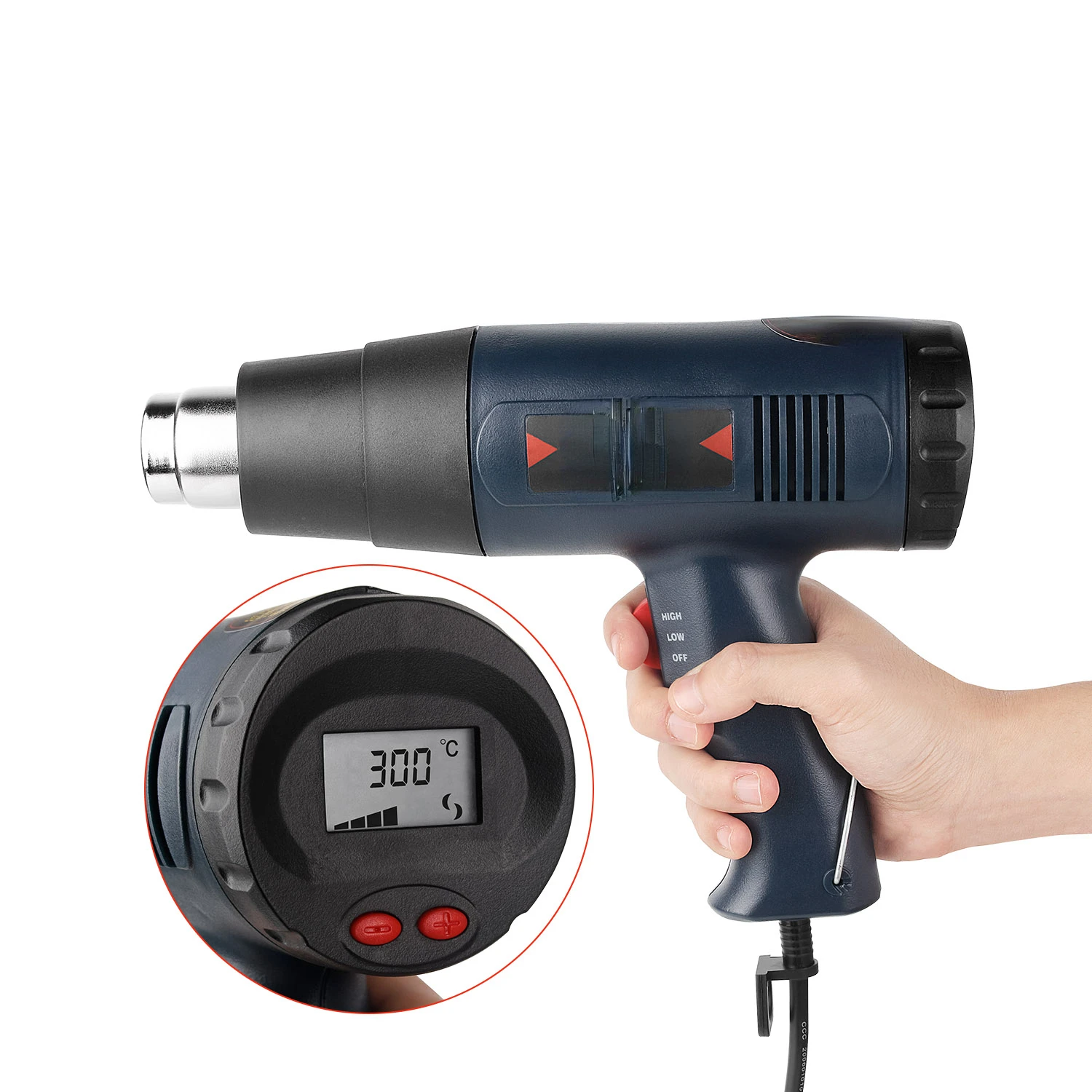 Digital Adjustable Hot Air Gun 1800W Hot Gun Soldering for Repair Cellphone
Digital Adjustable Hot Air Gun 1800W Hot Gun Soldering for Repair Cellphone