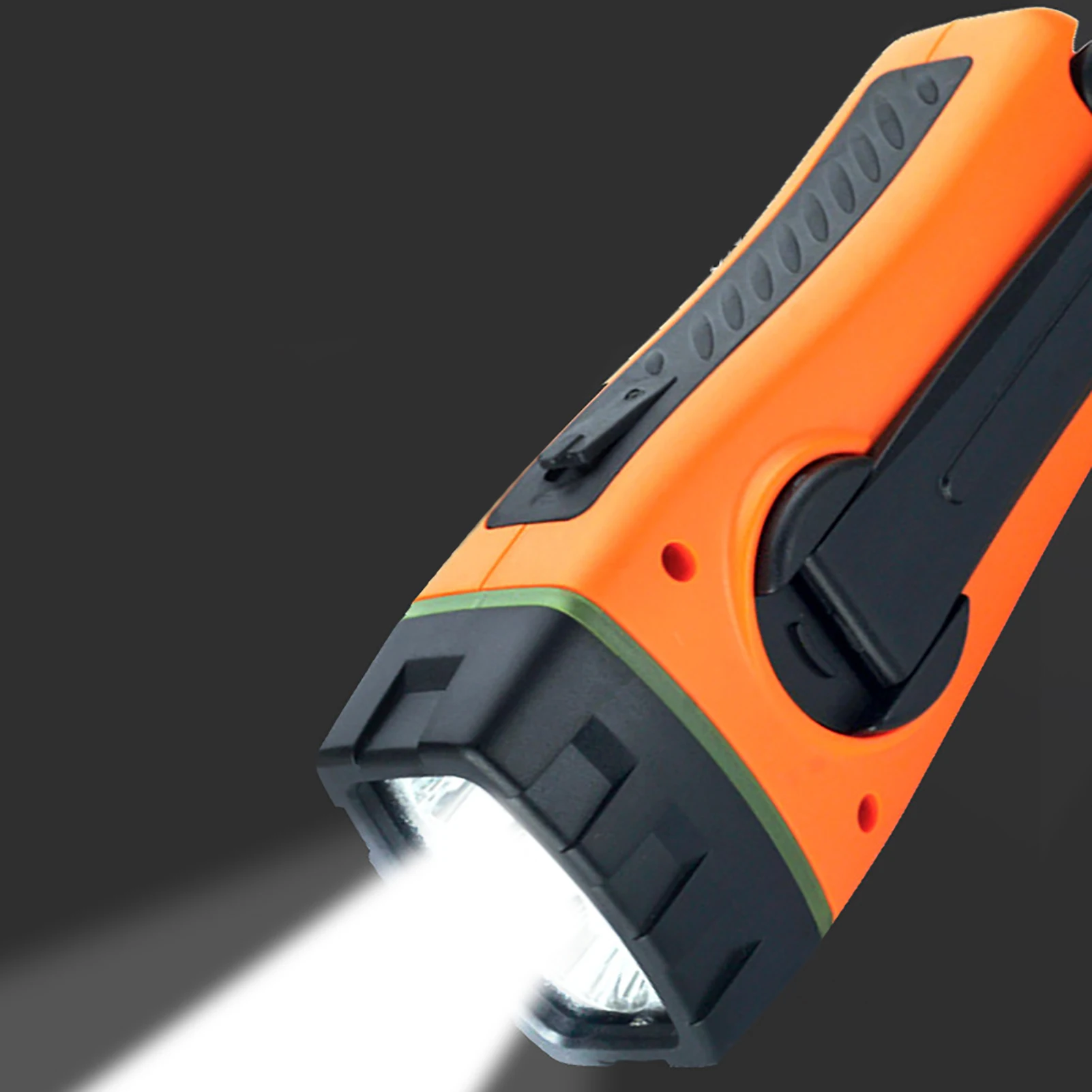 Hand Crank Radio Flashlight Survival Kit Hand Crank And Battery Operated LED Flashlight As SOS Alarm Power Bank Smart Cell Phone
Hand Crank Radio Flashlight Survival Kit Hand Crank And Battery Operated LED Flashlight As SOS Alarm Power Bank Smart Cell Phone