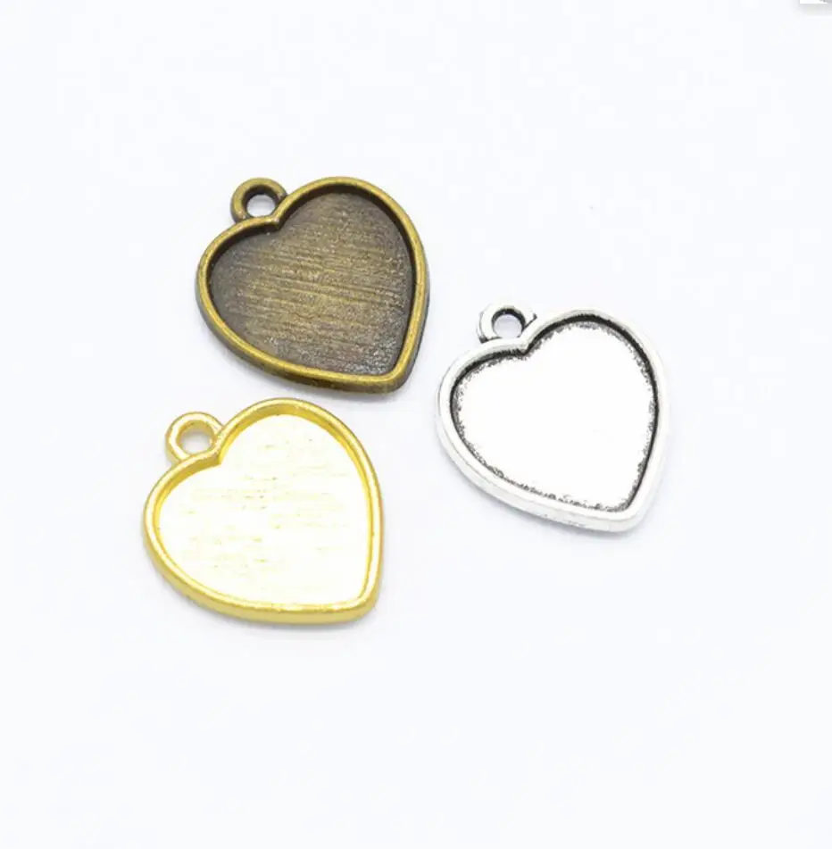 100pcs 14*14mm Heart Inner Size Stainless Steel Material Simple Style Cabochon Base Cameo Setting Charms Pendant Tray F0470
100pcs 14*14mm Heart Inner Size Stainless Steel Material Simple Style Cabochon Base Cameo Setting Charms Pendant Tray F0470