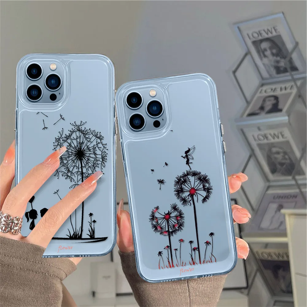Dandelion Flowe Case for Iphone 14 13 12 Mini 11 Pro Max Protection Shell for Iphone XS X XR Clear PC+TPU Hard Fundas Cover
Dandelion Flowe Case for Iphone 14 13 12 Mini 11 Pro Max Protection Shell for Iphone XS X XR Clear PC+TPU Hard Fundas Cover