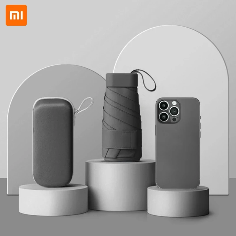 Зонт от солнца Xiaomi, маленький Солнечный мини-зонт с 6 ребрами, 90 см, блоки с ультрафиолетовыми лучами, легко носить с собой
Зонт от солнца Xiaomi, маленький Солнечный мини-зонт с 6 ребрами, 90 см, блоки с ультрафиолетовыми лучами, легко носить с собой