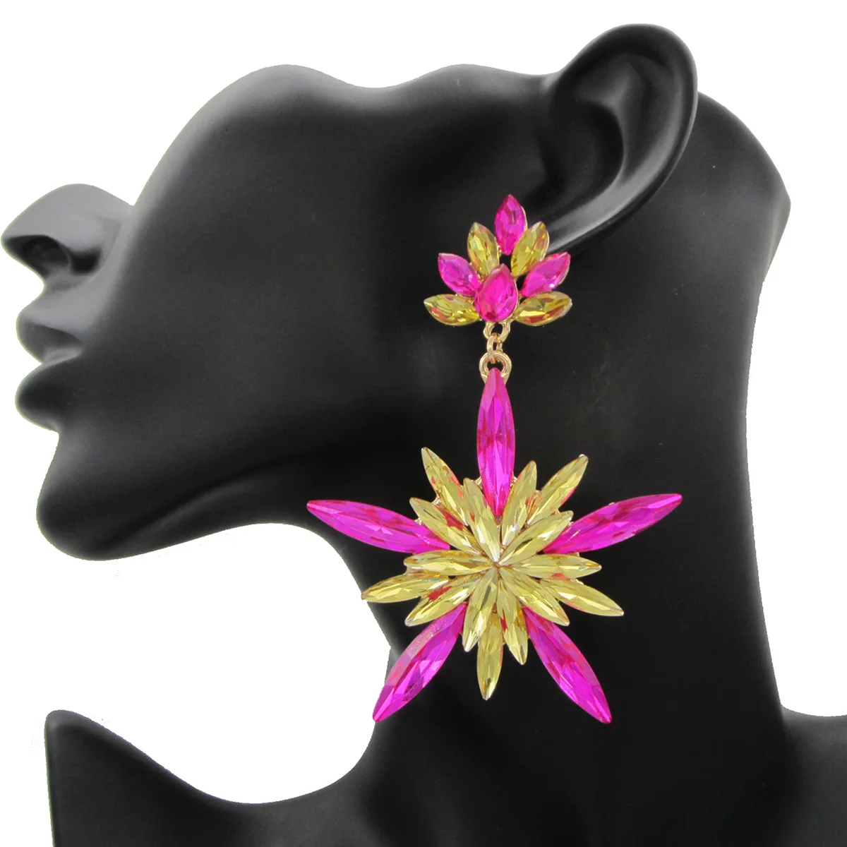 Crystal Rhinestone Colorful Dangle Big Earrings Luxury Designer Earrings Bridal Jewelry Statement Earrings For Women Pendientes
Crystal Rhinestone Colorful Dangle Big Earrings Luxury Designer Earrings Bridal Jewelry Statement Earrings For Women Pendientes